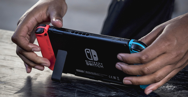 Nintendo Switch in Table Top Mode