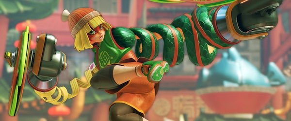 Fighter Min Min in ARMS for Nintendo Switch