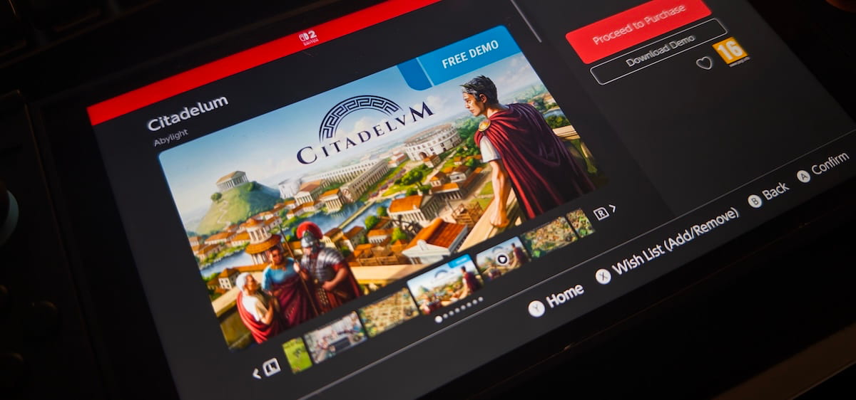 There’s now a demo for Citadelum on Switch 2